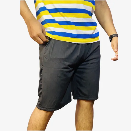 Men's Mint Green Textured Casual Shorts | Soft Comfort Fit